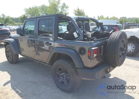 2024 Jeep Wrangler 4-Door Sport 4X4 from USA, damaged, VIN 1C4PJXDN6RW352018